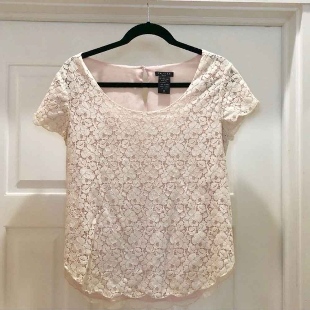 ARITZIA TALULA Betsy Lace Blouse in White size M